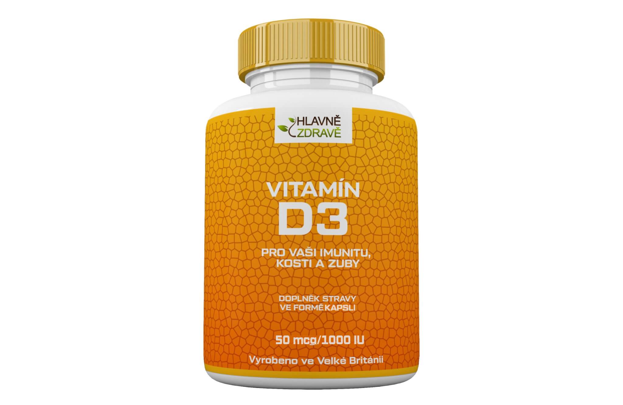 Vitamín D3 1000 iu kapsle