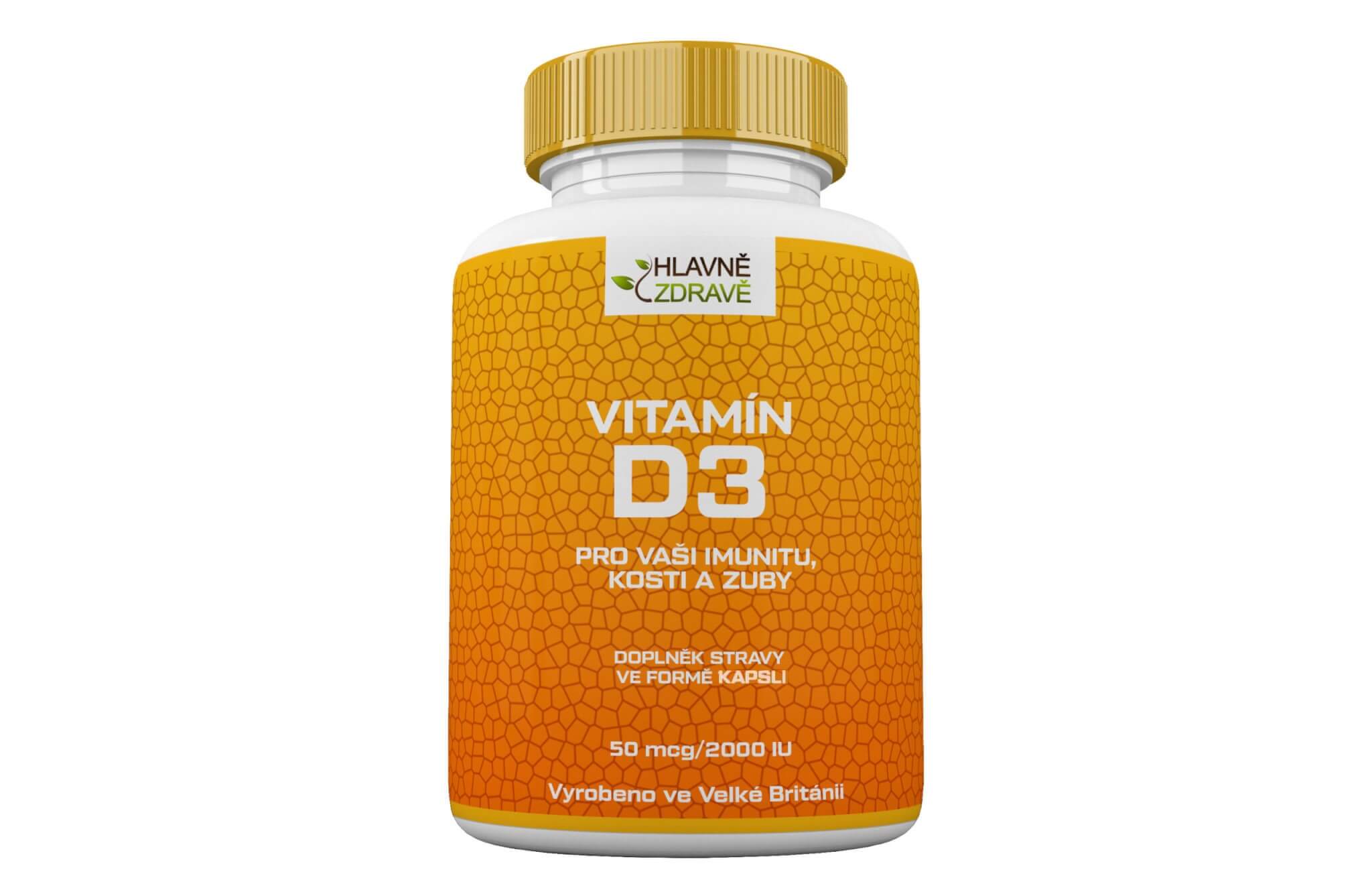 Vitamín D3 2000iu 50mcg
